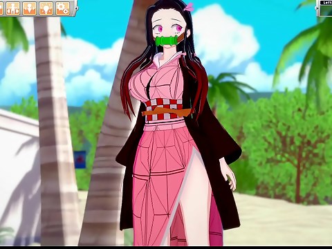 Watch Nezuko from Hentai Animation Explode in 3D! New Release Features HD Quality!