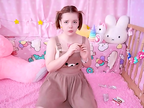 Bad Girl Gets Caught by Step-Daddy Eating Sweets ~ Will He Punish Her?