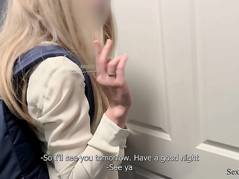 Sizzling Japanese Stepmom and Stepson Share Hotel Bed