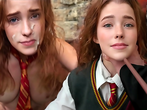 Japanese Beauty Hermione Granger Fulfills Your Desires on POV