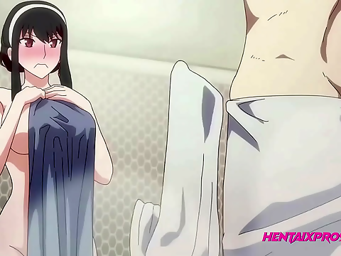 Japanese Ex-Couple Rekindles Romance with Steamy Shower Sex - Uncensored Anime