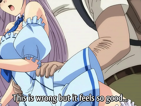 Private Pleasure ~ Busty Teen Gets Touched by a Stranger in Public - Exclusive Hentai Video