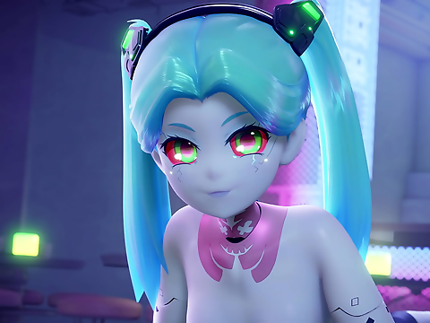 Experience the Thrill of Mantis X with Rebecca, the Cyberpunk Edgerunner!