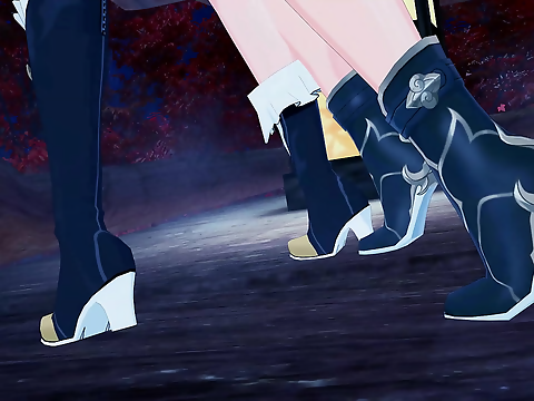 Japanese Schoolgirls Sushang and Guinaifen in a Steamy Makeout Session