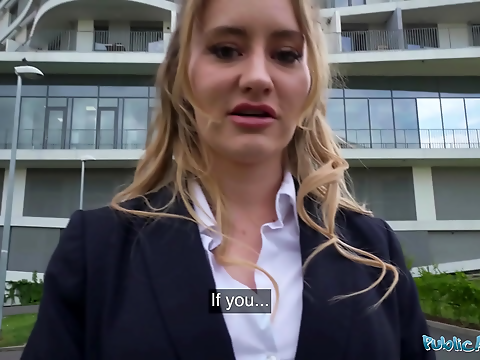 Japanese Cutie Gets Banged by a Huge Fat Cock in Public Bathroom