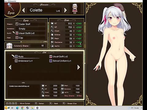 Japanese Schoolgirl in Brave Alchemist Collette Pt