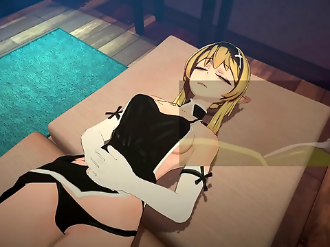 Japanese Beauty in Sexy Orc Massage - A Must-Watch for Fetish Fans!