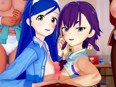 Japanese Students Struggle with R18 Homework ~ A sex education video to help them study better