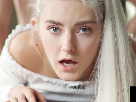 Japanese beauty Eva creampied during business meeting