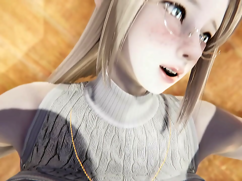 Japanese Elf Schoolgirl Gets Naughty in 3D Hentai SFM - Uncensored Fun!