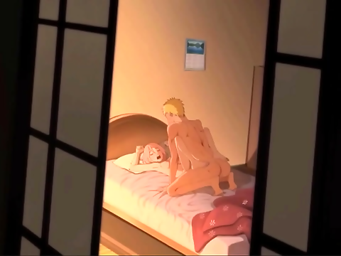Naruto and Sakura's Passionate Hard Sex Scene in Uncensored Animation
