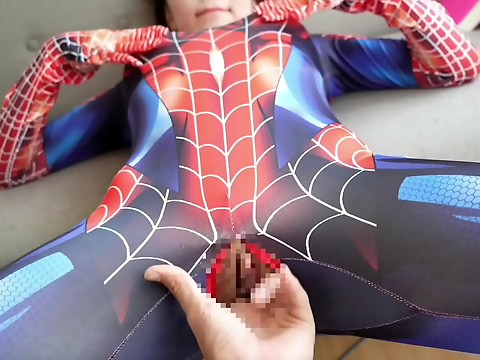 Japanese Spiderman gets Caught by the Handler with a Sexy Kiryu!