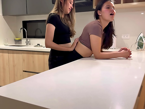 Japanese Lesbian Stepsister Seduces andpleasures Cuckolded Wife!