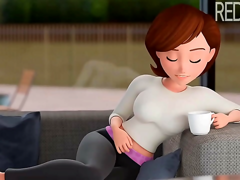 Aunt Cass's Steamy Romp with a Lucky Fella in Redmoa