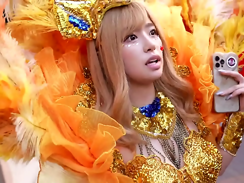 JAV Pornstar G Cup - Nampa With Ero-Sugi Gal in Samba! Focus on Cute Little Cuts, Flaunt Your Self- Made D Cup!