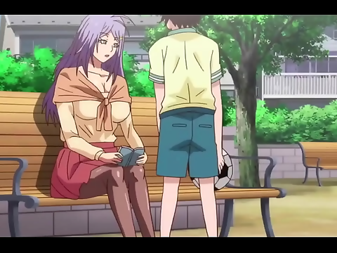 Young Boy Experiences Hot Sex with MILF in the Park - [Hentai]