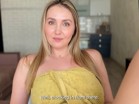 Japanese Stepmom Helps Her Step Son Get Ready for Exams!