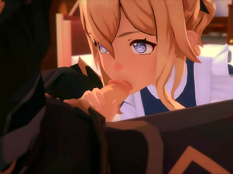 JAV HD ~ Sexy Maids in Jean and Barbara's Genshin Impact