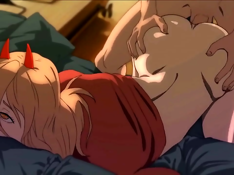 Japanese Blonde's First Doggystyle Sex with a Chainsaw ~ Uncensored Hentai