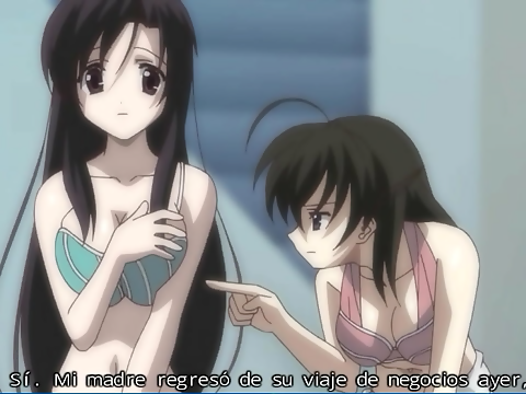 Japanese Schoolgirl Sekai and Kotonoha's Steamy Encounter in 'School Days Part 5'