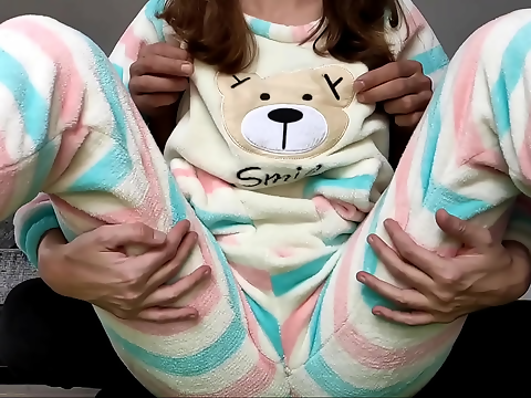 Watch 'Asian Amateur' Step-Dad's Voyeur Tease with Small Tits & Masturbation