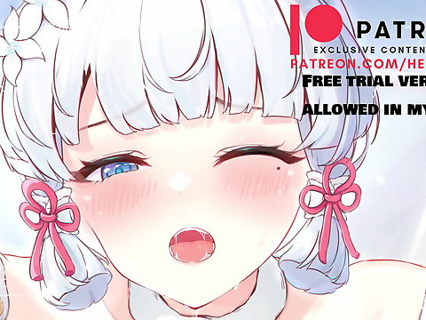 Experience the Joy of a White-haired Big-titted Cutie Getting Fucked with 60fps Hentai Video!