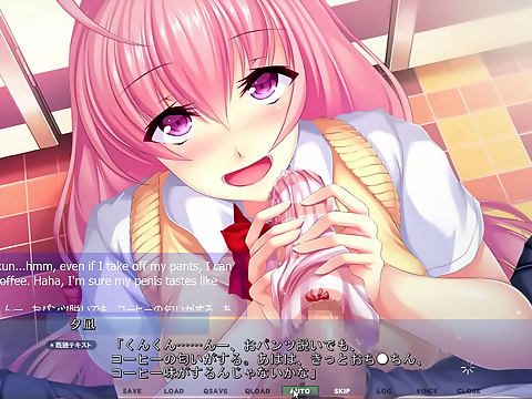 JAV - Akumeru Family ~ Yunagi Route Part 1 - Stepbrother Threesome in the School Bathroom