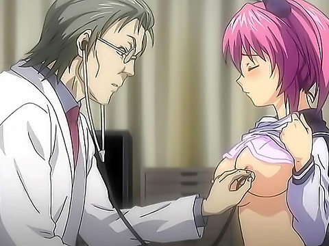 Doctor Examines Busty Teen in Hot Hentai Scene