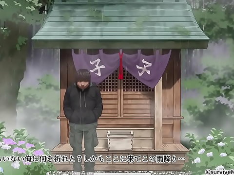 Japanese Wet and Transparent Yukata - A Romantic Succession