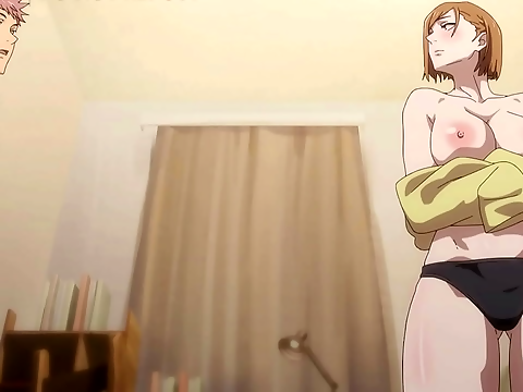 Caught in the Act! Guy Gets Surprised with Boobjob in Hentai Video