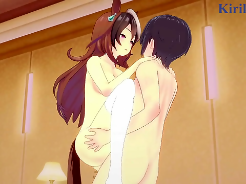 Japanese Hentai ~ Symboli Rudolf's Intense Sex with Uma Musume Pretty Derby