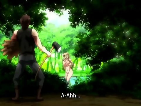 JAV MILF and Stepdaughter's Hentai Threesome with Big Cock Hot Elf in 'Hole Kingdom'