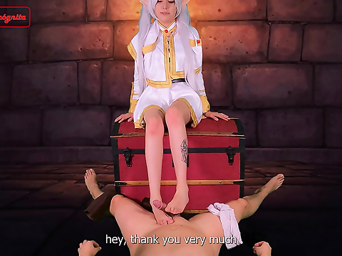 Japanese Elfa Cosplay Struggles to Find Sexy Spells, Enlists Brave Warrior for His Sexy Sword - Trailer