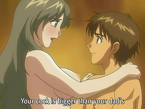 New Stepmom Fascinated by her Young Stepson - Uncensored Hentai [Subtitled]