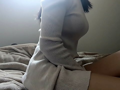 Feel Good with Bouncing Big Boobs ~ Japanese Girl Next Door