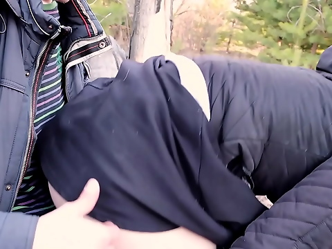 Japanese Girl Masturbates In The Forest And Gets Fucked By A Stranger!