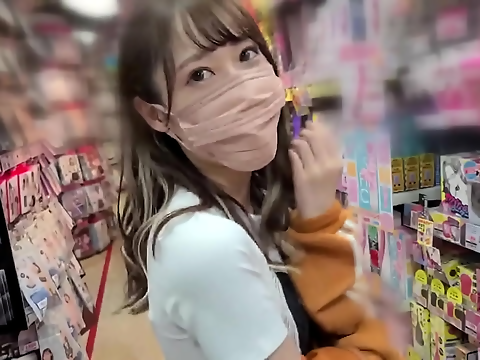 Interview with a Japanese hottie goes further than she expected