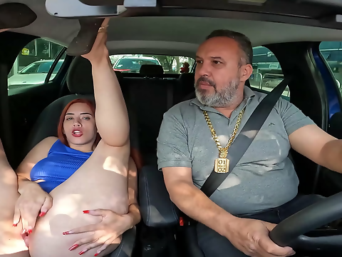 Brazilian Beauty Isabela Sampaio Seduces With Her Curvy Figure On The Street