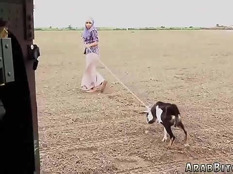 Experience The Ultimate Booty Drop With Arab Teen Girl, Just 23km Outside The Base!