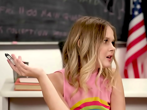 Ebony Lesbian Fingering Blonde Classmate Is Not An Optimal Xxx Video