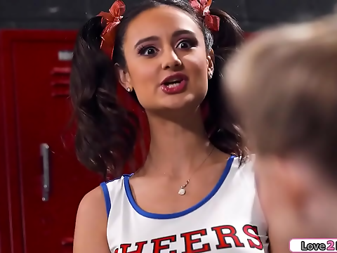 Unleash Your Fantasies With Horny Cheerleaders Squirting In The Locker Room!