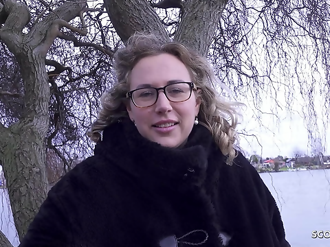 Exclusive Scene ~ Big Natural Tits BBW Mature Kathy Deep Pickup for Casting Fuck