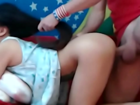 Japanese Mix Chinese Girl Loses Virginity to Big Cock - Amateur Couple Fucking Hard