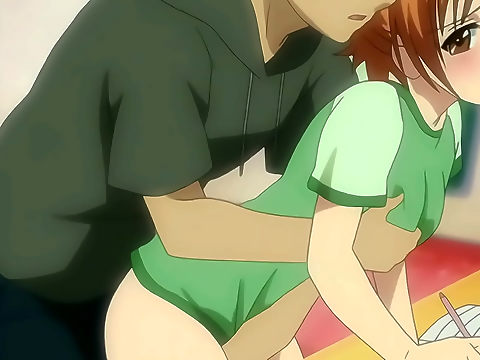 Japanese Hentai ~ Stepbrother's Naughty Touch on His Studious Step-Sister's Privates!!