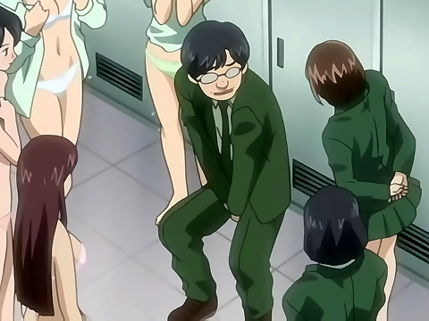 Jav Hentai - Pervert Caught in Women's Wardrobe (Subtitled)