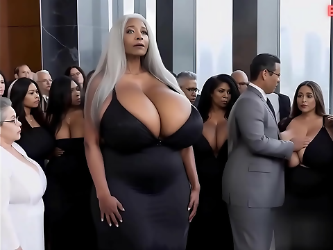 Newcomer AI Model Seduces Older Woman in Elevator before Giving Blowjob to His Big Dick!