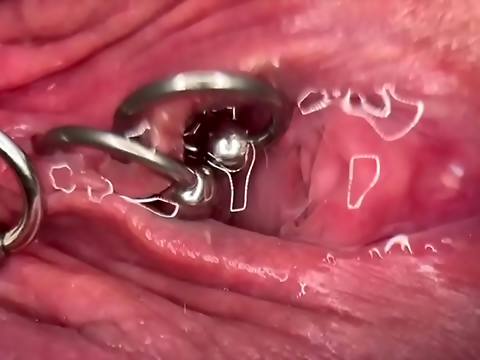 Japanese Pornstar with Pierced Clit Gets Super Wet and PEEs Inside Her Pussy!