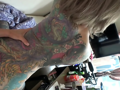 Experience the Ultimate in Female Erotica with this Tatastic Body - She'll Leave You Speechless!