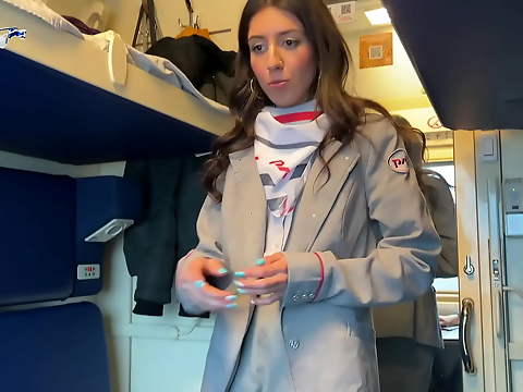 Jav Conductor Fucks Passenger on Duty - Hot Action During Commute